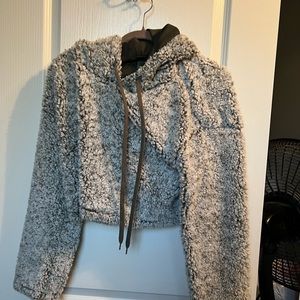 crop jacket shirt